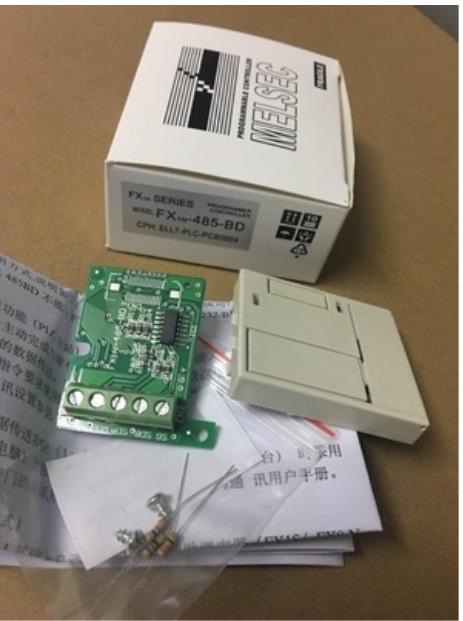 [HCM]Module truyền thông RS485 FX1N FX2N FX3U-485-BD FX3U-232-BD