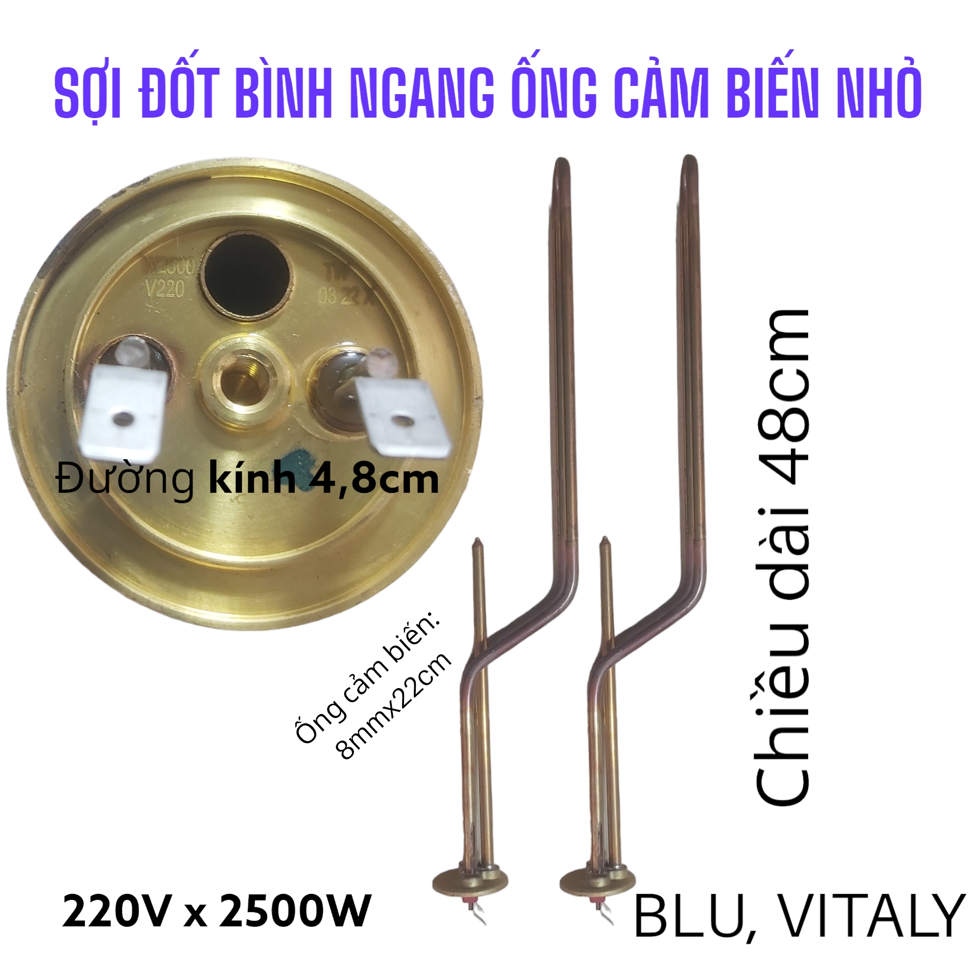 Thanh đốt bình nóng lạnh ariston chính hãng