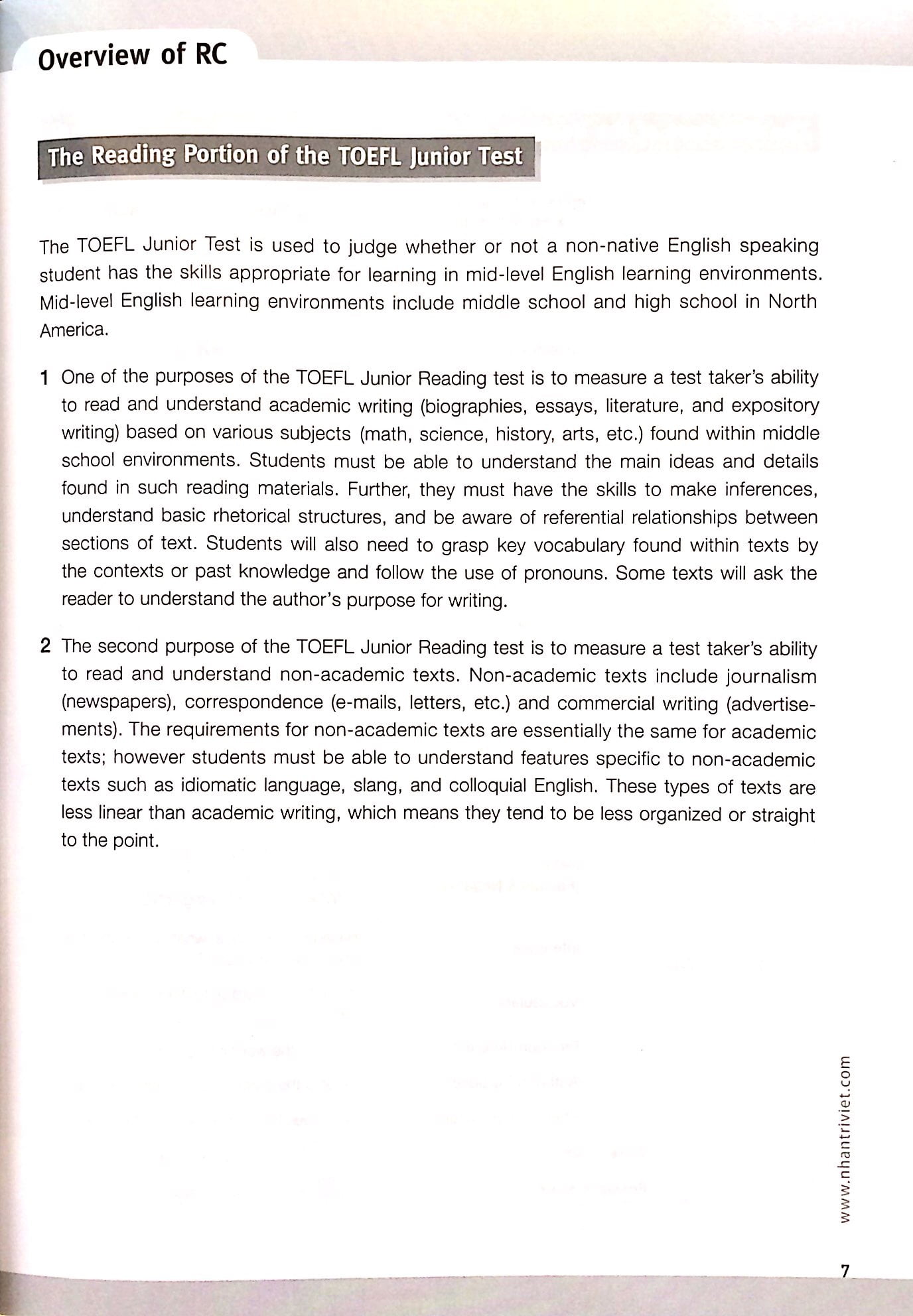 Fahasa - Master TOEFL Junior - Advanced Level B2 (Kèm CD)