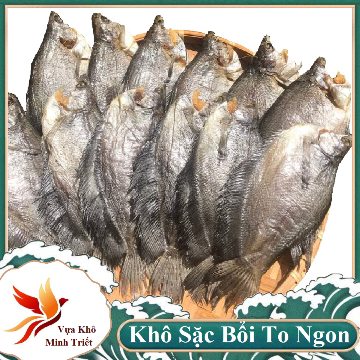500GR [ loại 10 CON 1 KG] -KHÔ CÁ SẠC  MINH TRIẾT FOOD-Vựa Khô Minh Triết