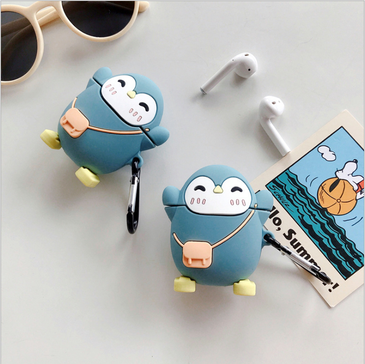 Vỏ Ốp Case airpod airpods bảo vệ bao đựng tai nghe không dây bluetooth 1/2/Pro/i12/i9/tws chống va đập - Chim Cánh Cụt