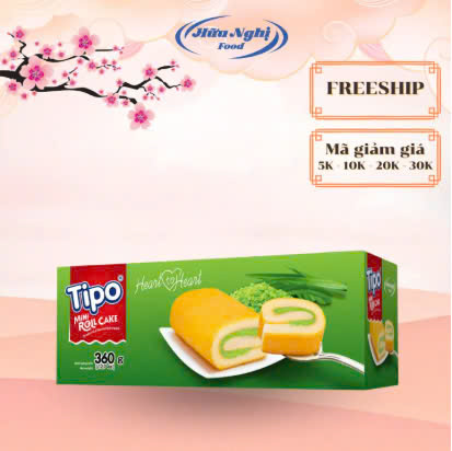 Bánh Bông Lan Tipo Cuộn Cốm 360g