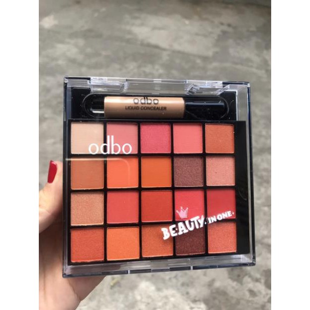 Bảng phấn mắt, má, highlight, che khuyết điểm ODBO