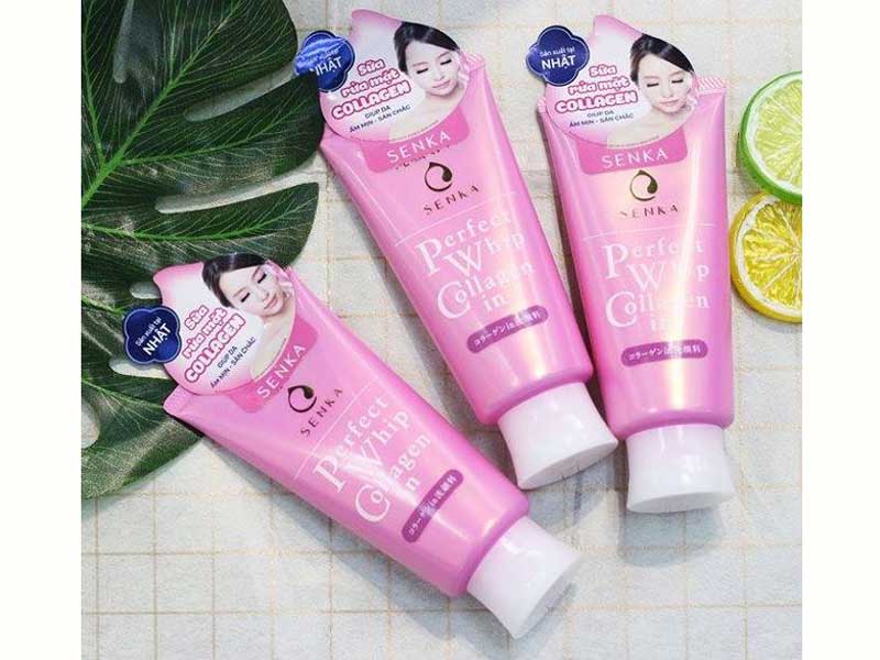 Sữa Rửa Mặt Nhật Perfect Whip Collagen 120g sạch Bụi Bẩn , Se Khít Chân Lông