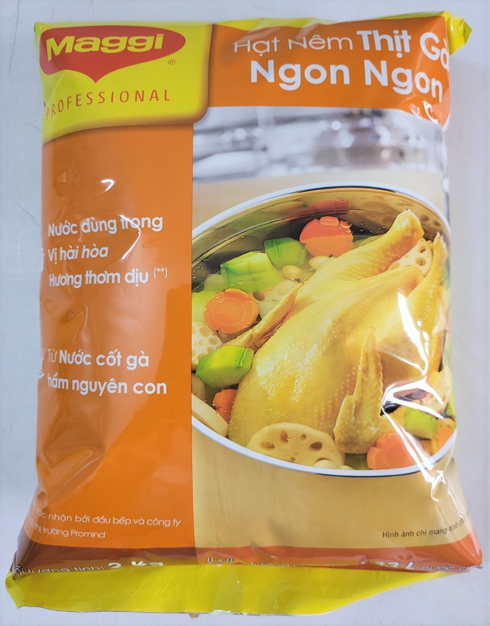 [TÚI VÀNG 2Kg] HẠT NÊM THỊT GÀ Ngon Ngon [VN] MAGGI Chicken Seasoning