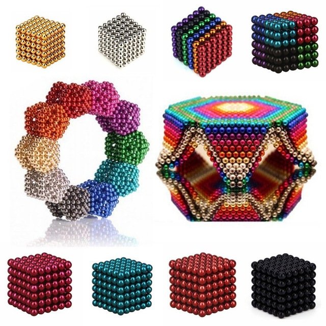 Bi nam châm tròn - Bucky ball 5mm Bi nam châm tròn - bucky ball 5mm 8 màu giúp tăng khả năng tư duy sáng tạo Bi nam châm Khối bi tròn Khối bi nam châm xếp hình