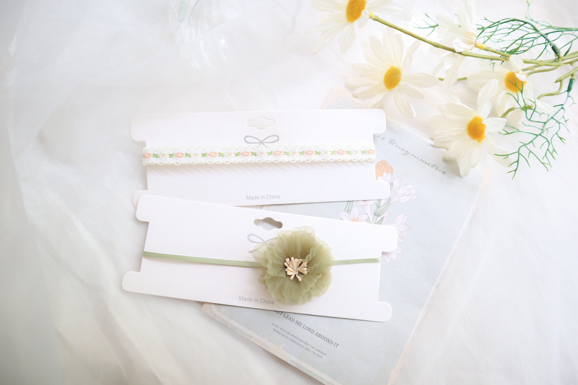 [HCM]Set 2 dây choker xanh siêu xinh