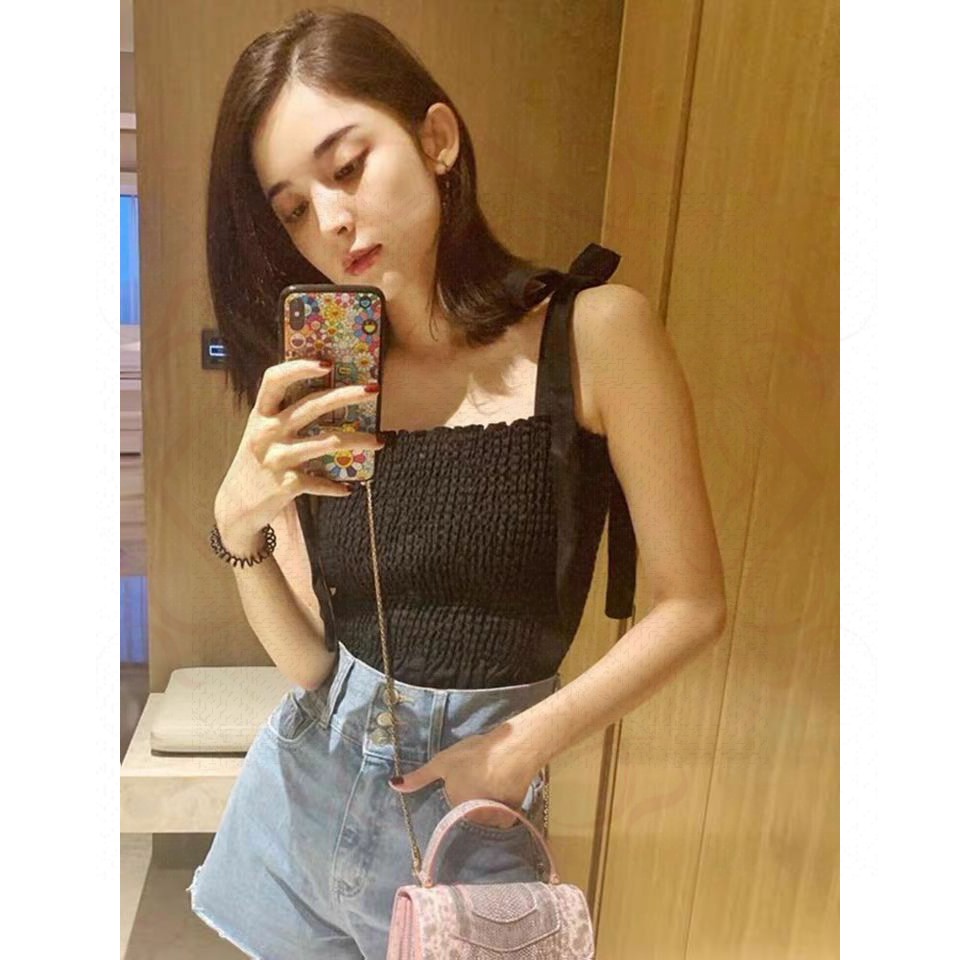 [HCM]áo 2 dây nhún bèo bigsize 50-100kg