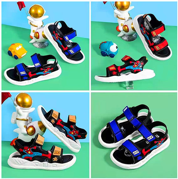 ( Bảo hành 12 tháng ) Dép xăng đan Sandal Bé Có Quai Dán Trai mùa hè Hàng Quảng Châu Đẹp Êm Chân An Toàn cho Bé Size Từ 24 đến 35