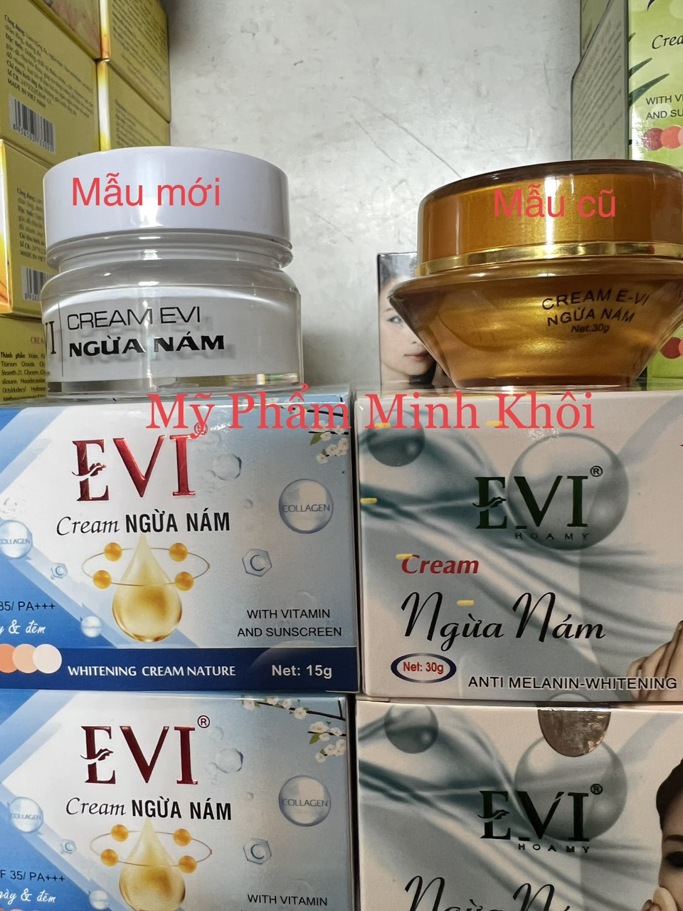 [HCM]KEM NGỪA NÁM EVI 30G (MẪU MỚI 15g)