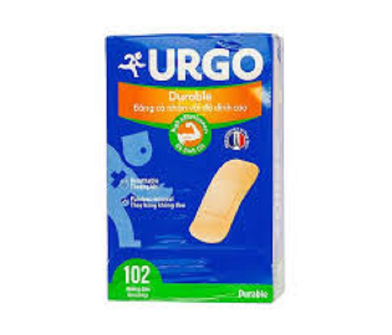 Băng keo cá nhân Urgo Durable 4 miếng Pháp