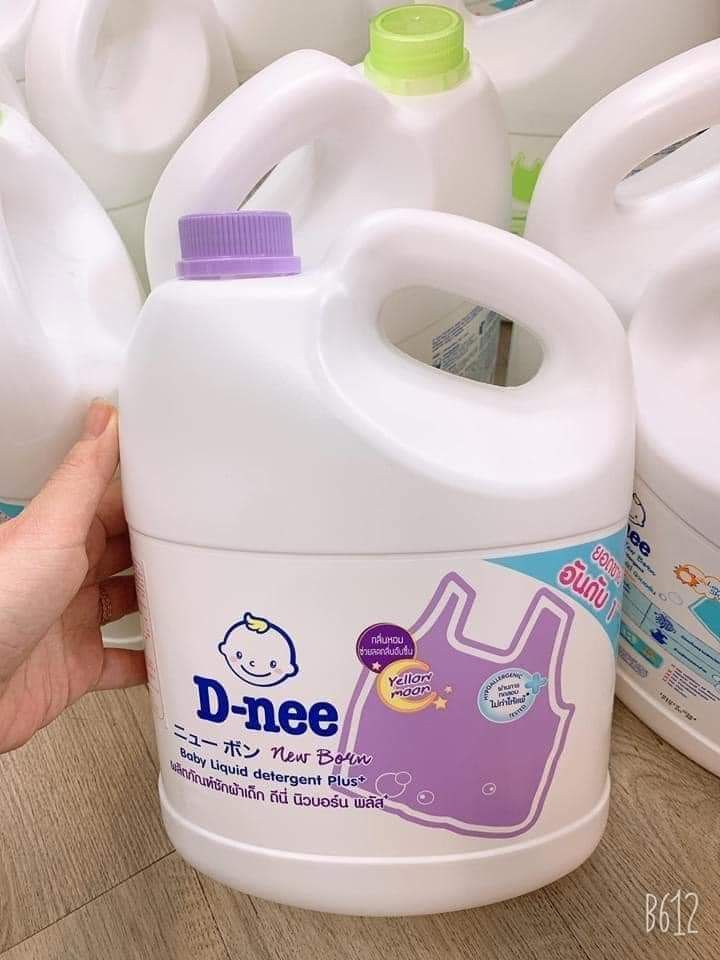 [HCM]NƯỚC GIẶT XẢ D NEE 3000ML THÁI LAN (MÀU TÍM)