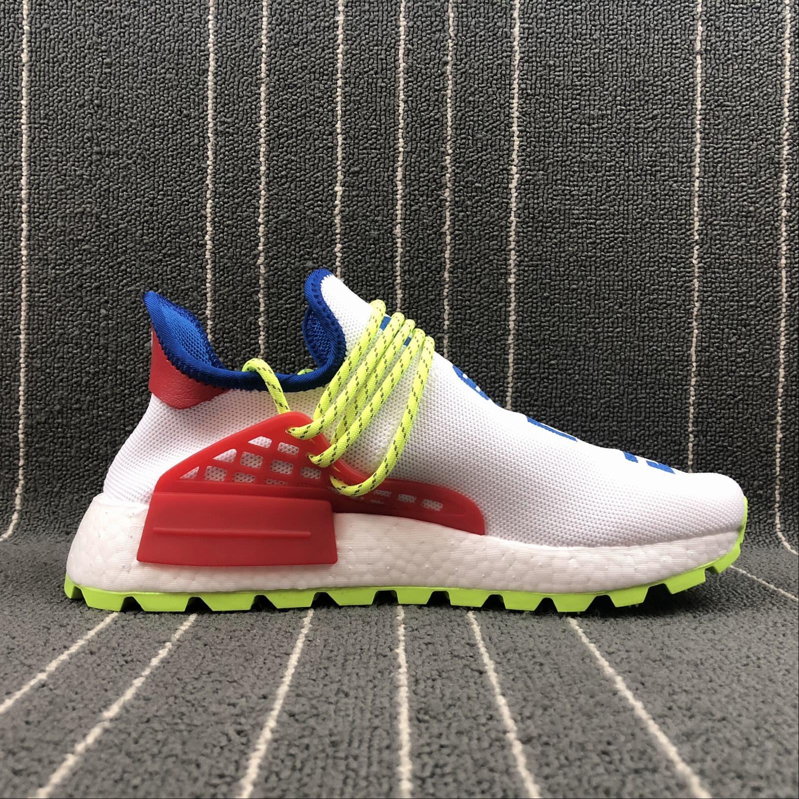 [Hàng Mới] Giày thể thao Human Race NMD Pharrell Nerd  đen trắng đế xanh