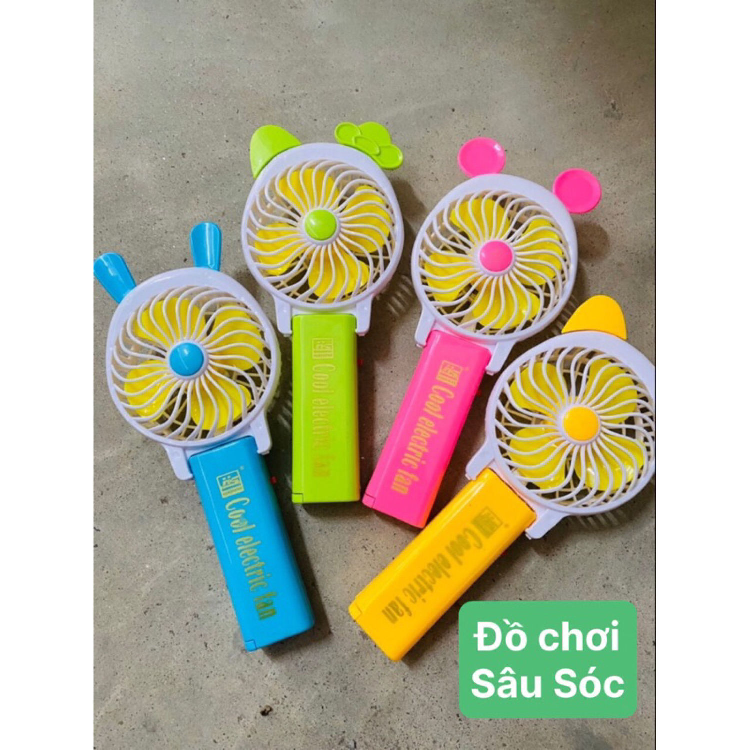 Quạt mini hình thú cầm tay siêu mát