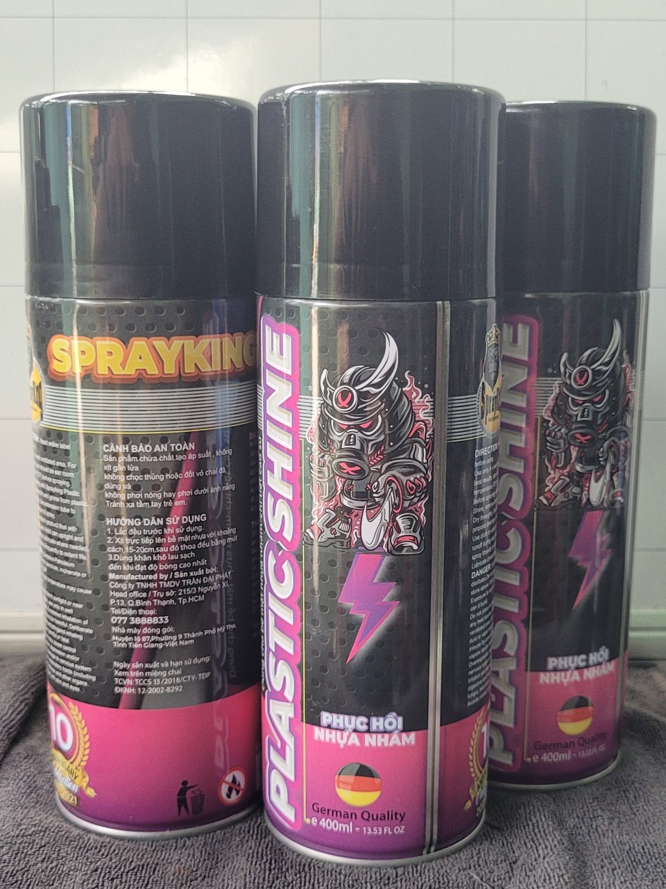 PHỤC HỒI NHỰA NHÁM SPRAYKING NEW
