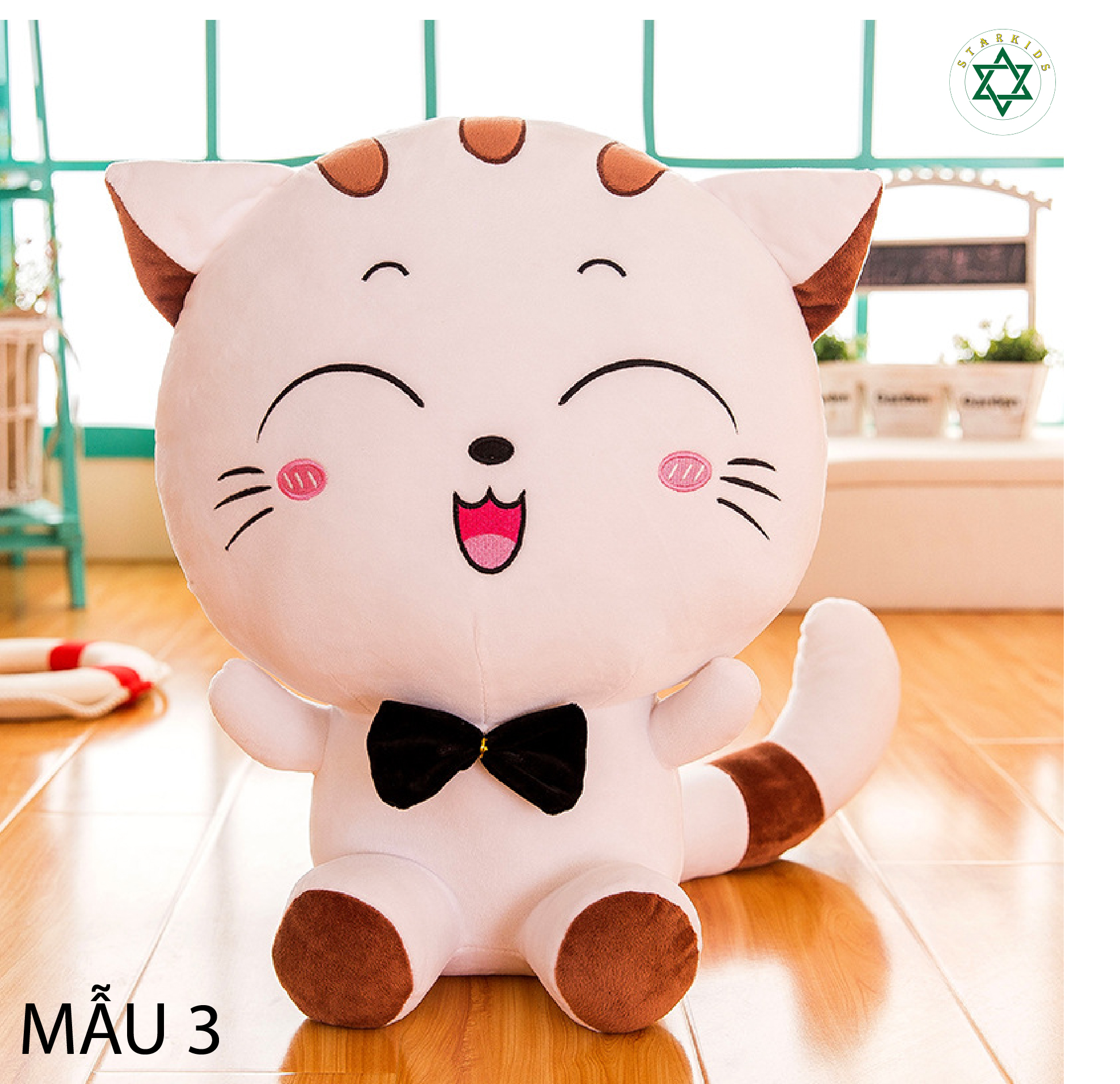 Thú Bông Mặt Mèo Cute (22cm)