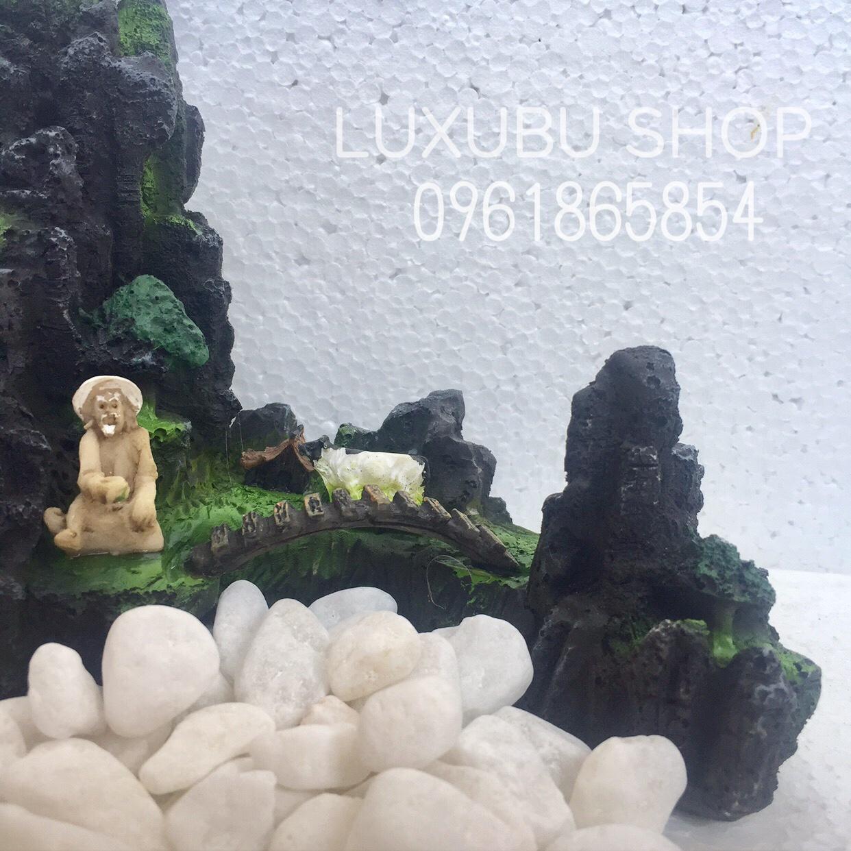 [HCM]Hòn Núi Thác Đá Trang Trí Hồ CáBể Cá-Hòn Non Bộ