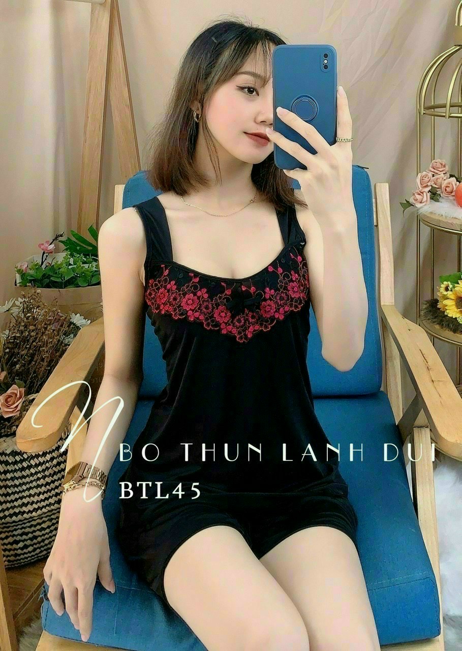 Set đồ nữ thun lạnh đùi Freesize dưới 58kg