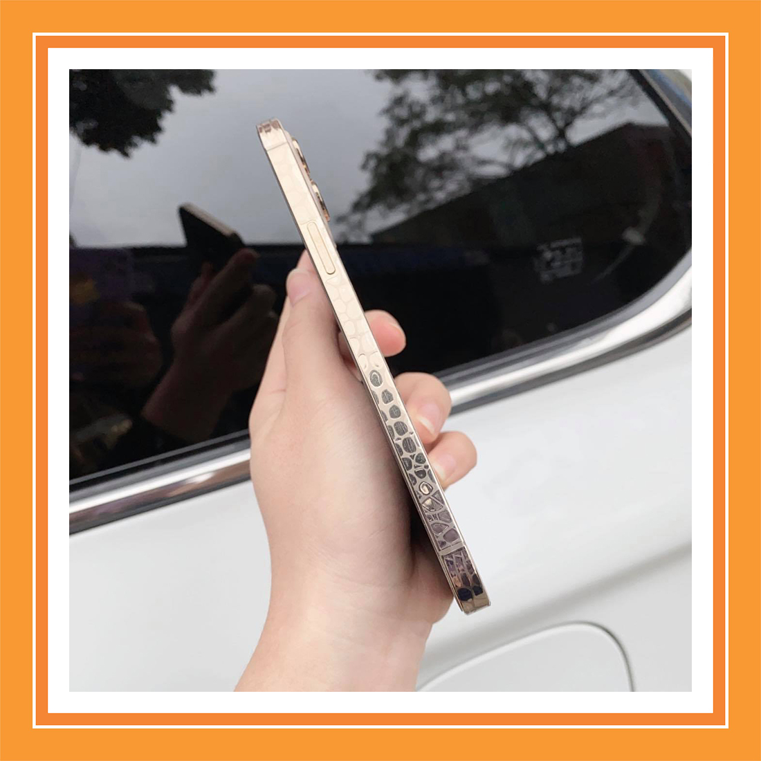 (13 Pro Max) Dán PPF cho Iphone (vân cá sấu)