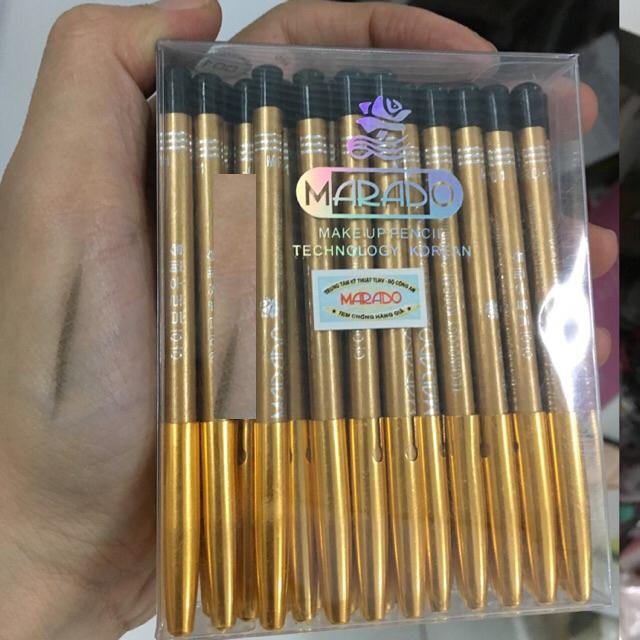 Chì kẻ mày Marado Eyebrow Pencil Tone Đen – Hàn Quốc