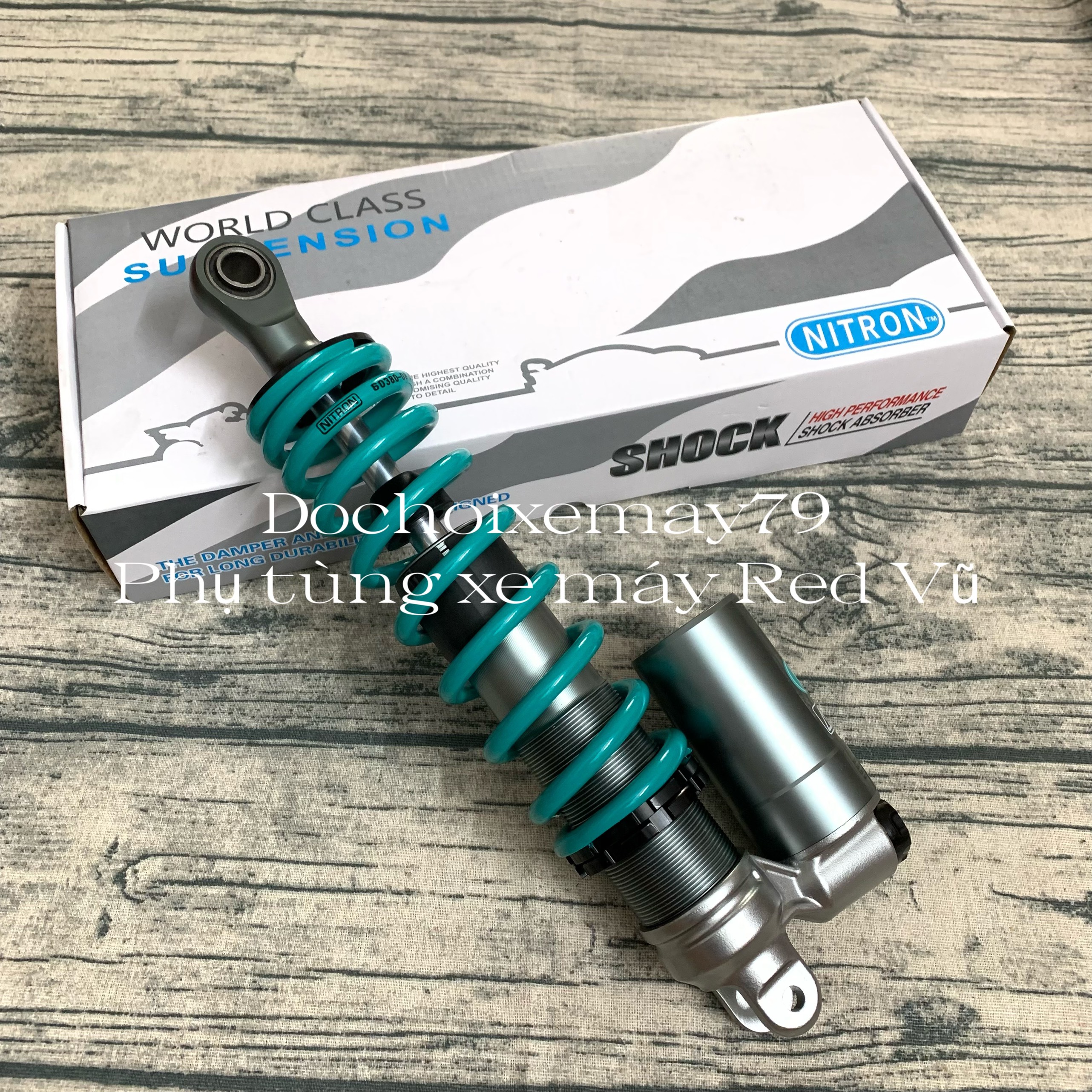 Phuộc sau nitron bình dầu vario , click, sh mode, vision 2021-2023