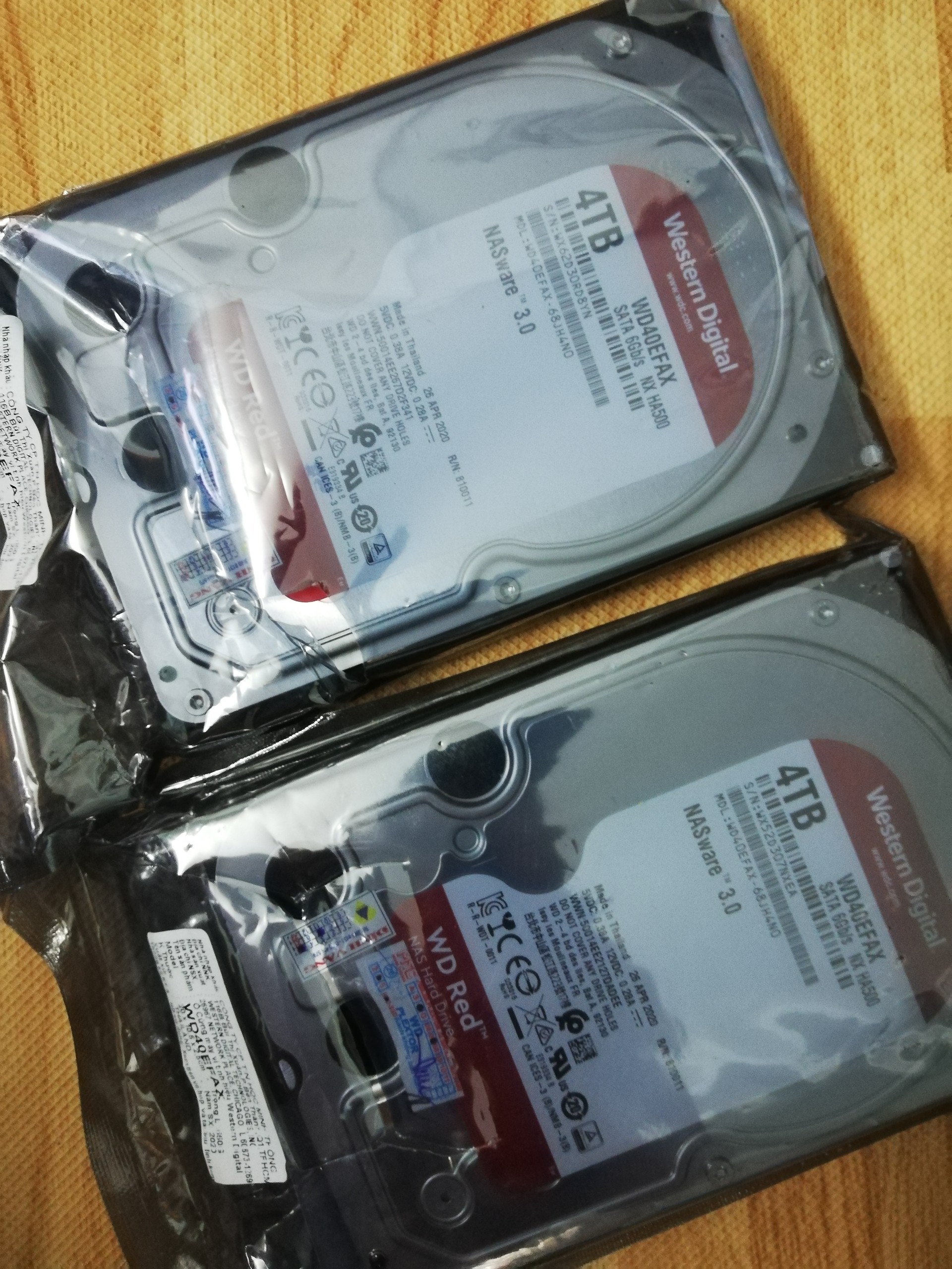 [HCM]Ổ cứng 4TB WD RED  chuyên dụng chạy 24/24