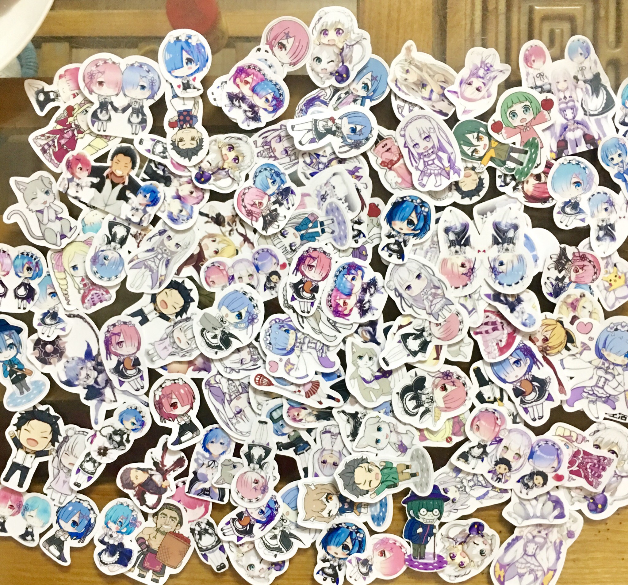 Ảnh sticker Re:ZERO combo 50 cái