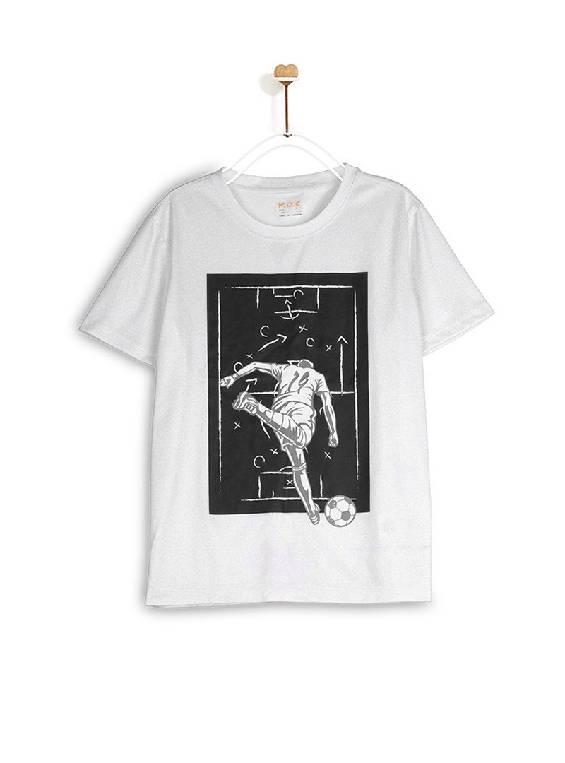 Áo Thun Bé Trai M.D.K Soccer Printed Regular Tee