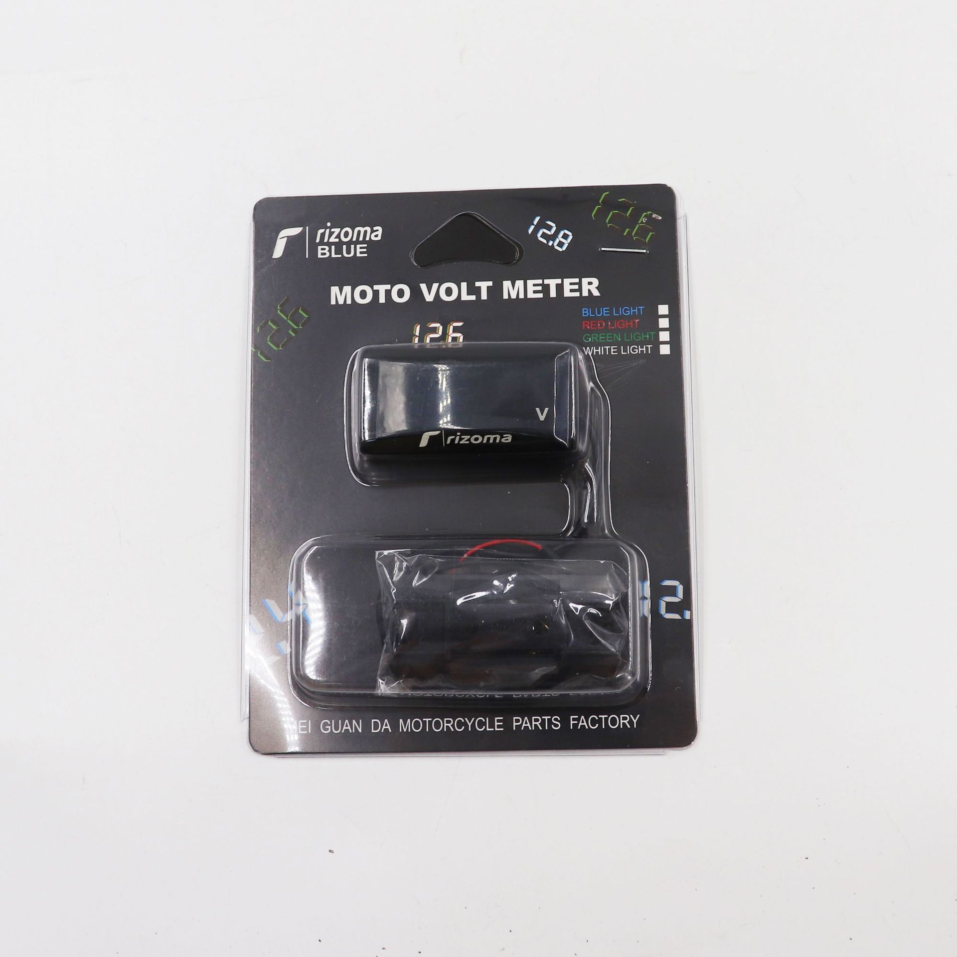 [HCM]ĐỒNG HỒ BÁO VOL BÌNH ACQUY XE MÁY( MÀU XANH)