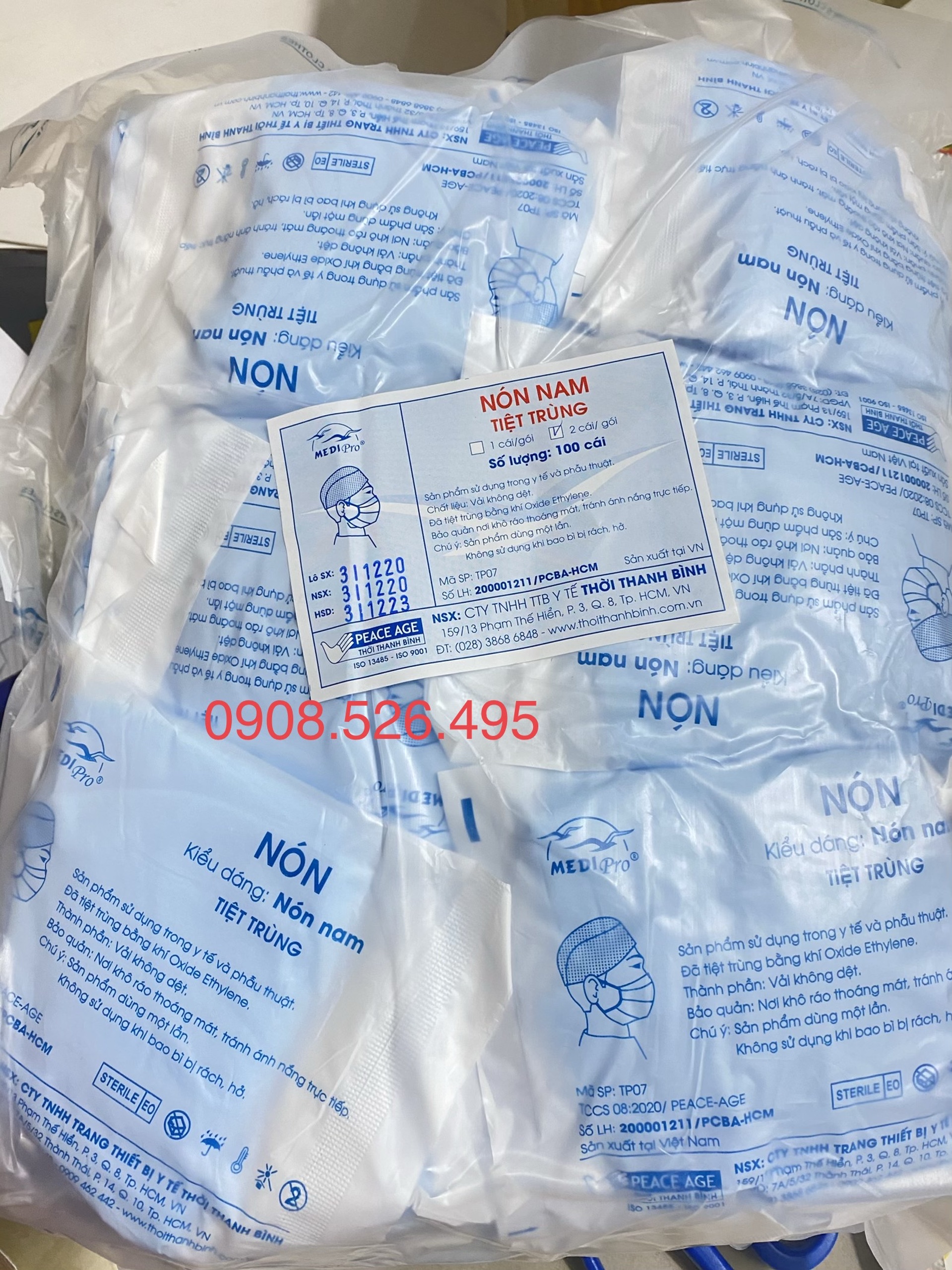 Nón nam phẫu thuật tiệt trùng Thời Thanh Bình