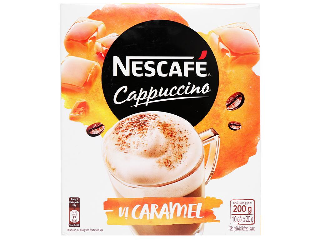 Cappuccino NesCafé vị caramel 200g