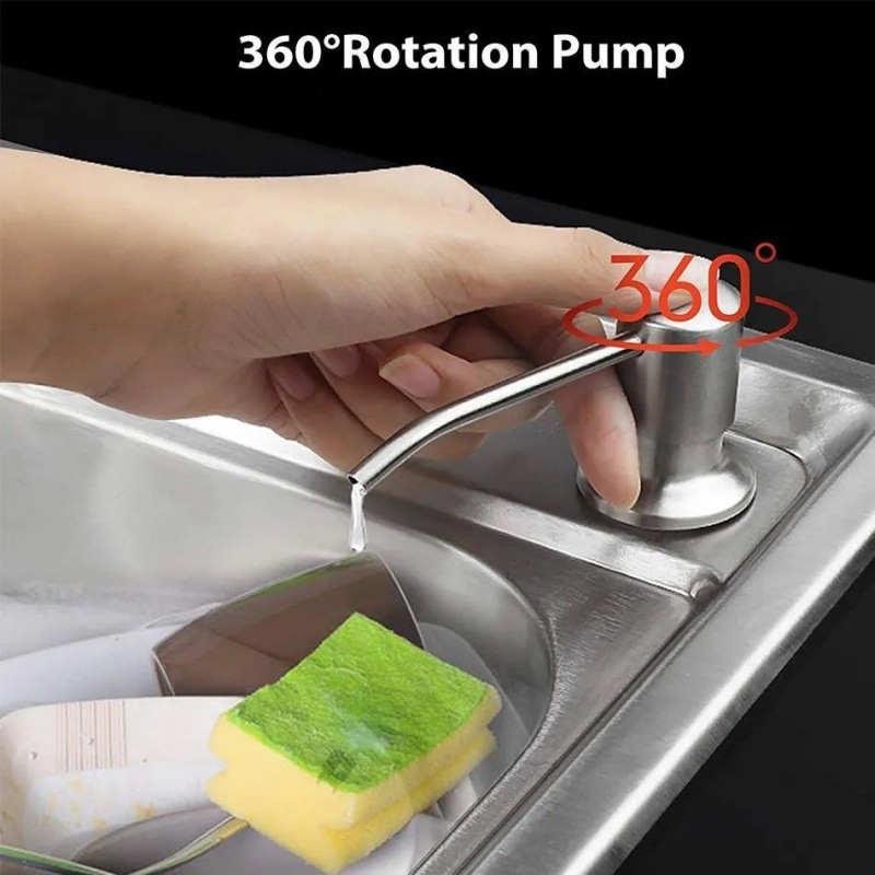 Vòi dẫn nước nước rửa chén inox 304 gắn bồn rửa bát