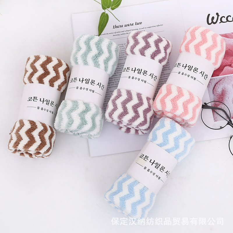 Khăn mặt hàn quốc Khăn mặt lông mịn xuất Hàn