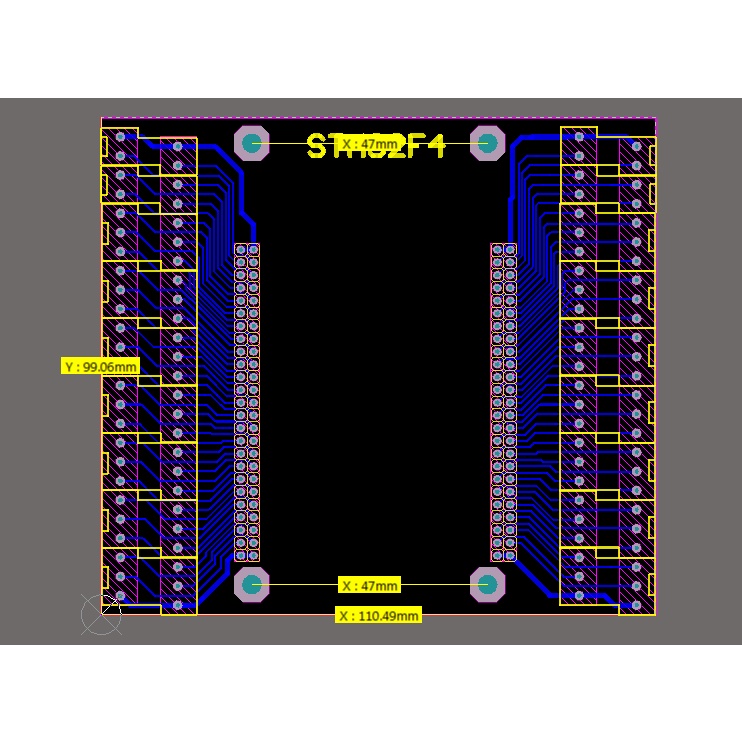 Đế ra chân stm32f4disoverry kit stm32f4discoverry