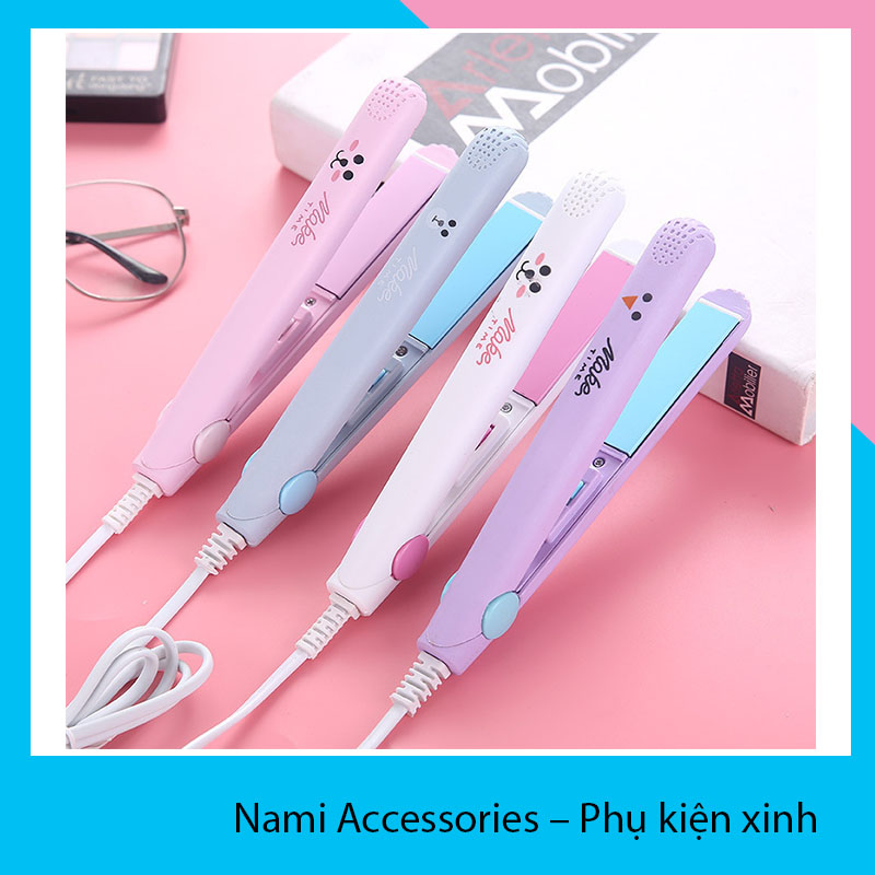 Portable Mini hair straighteners make time Compact