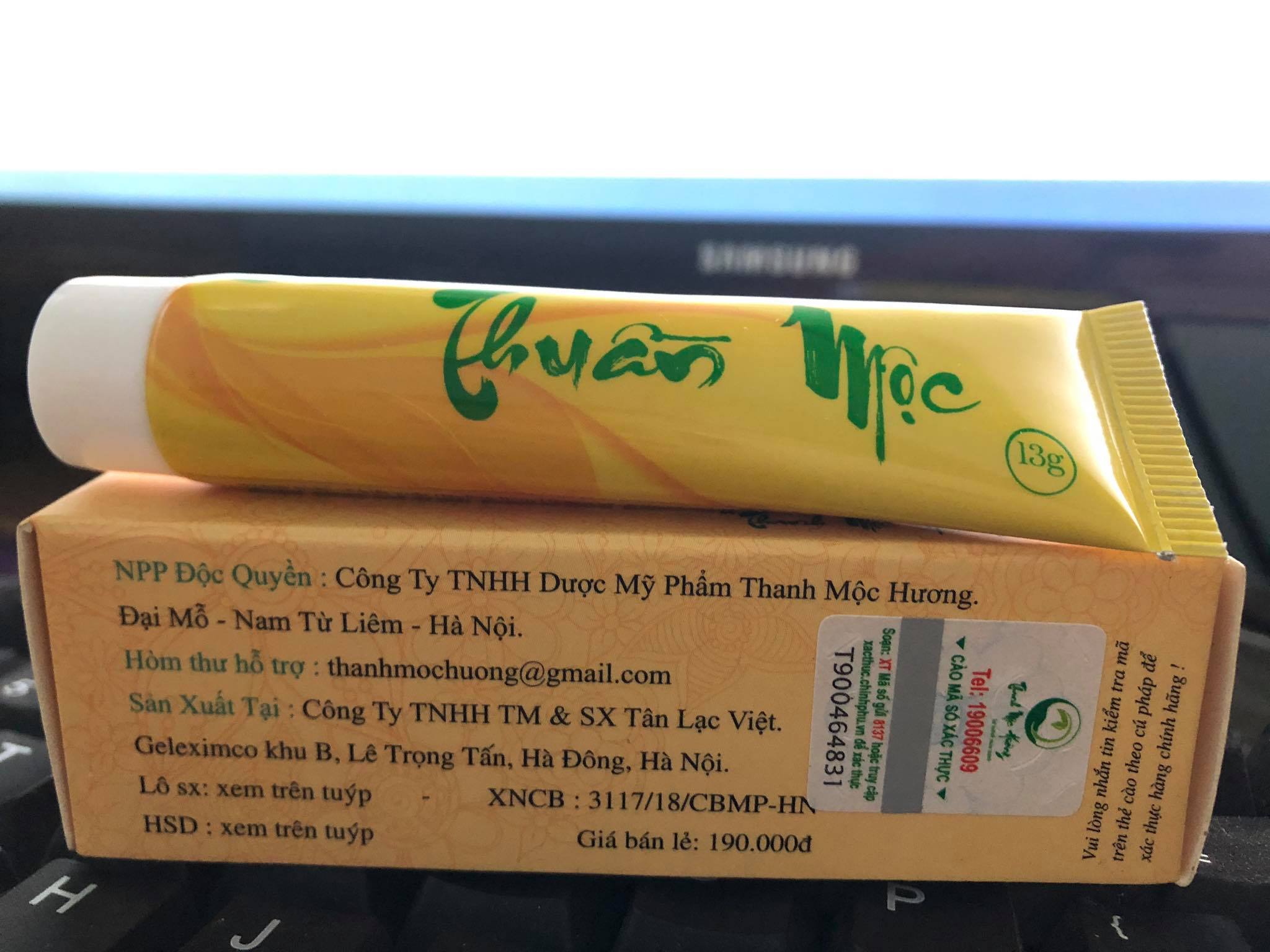 KEM BÔI THUẦN MỘC CHÍNH HÃNG