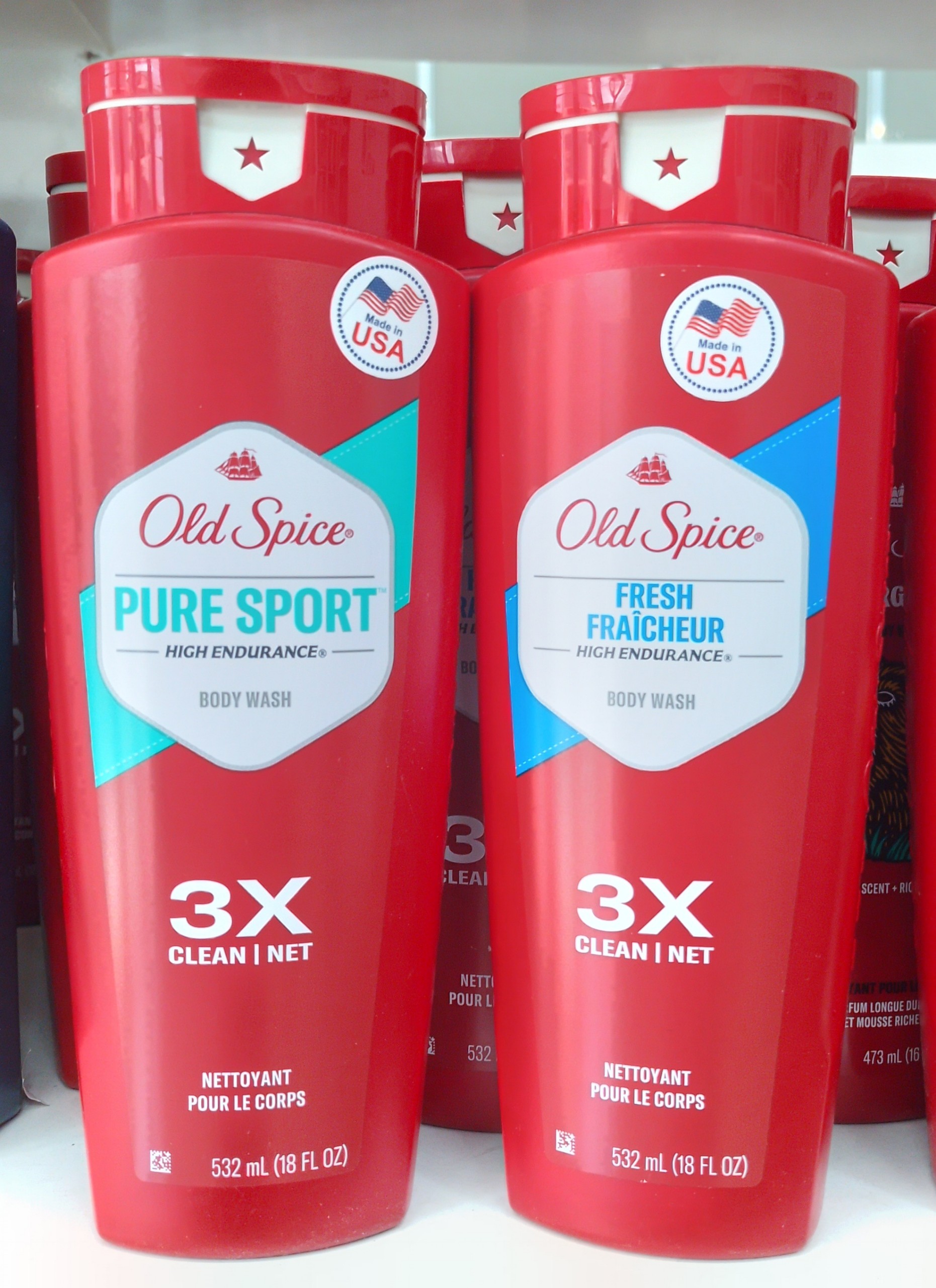 Sữa tắm Old Spice 3X CLEAN 532ML