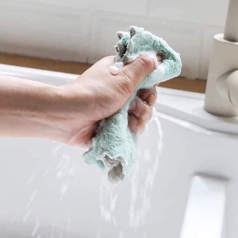 SÉT 10 KHĂN LAU TAY NHÀ BẾP SIÊU THẤM NƯỚC