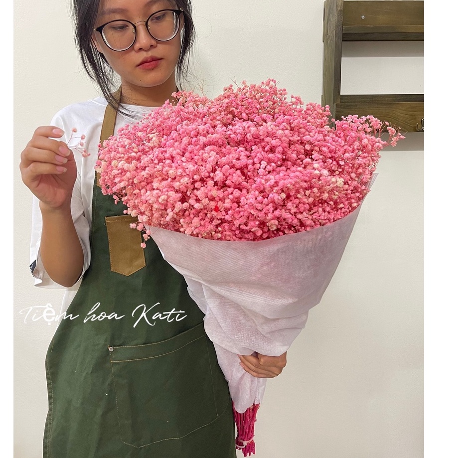 [Bó 400-450 gram] Bó hoa baby khô size lớn