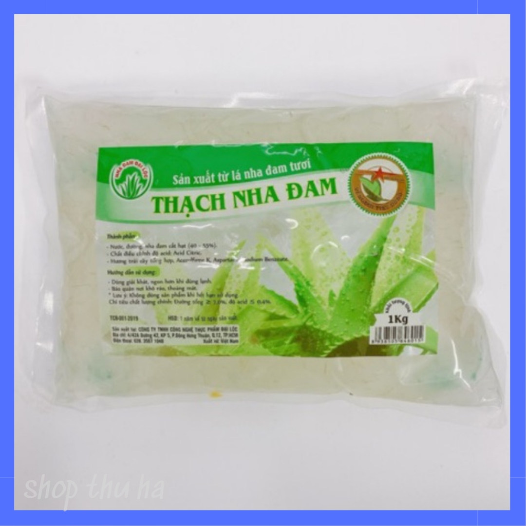 Thạch Nha Đam Đại Lộc – Topping Nha Đam 1kg Thanh Mát Tự Nhiên Cho Mọi Thức Uống