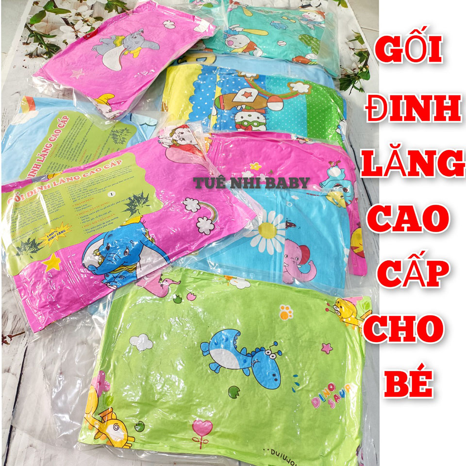 Gối lá đinh lăng Cao Cấp cho bé sơ sinh đến 5 tuổi