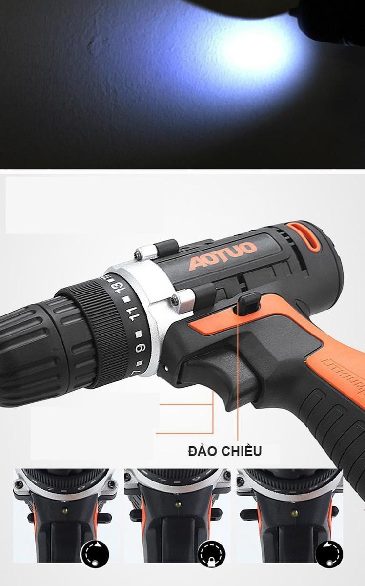 Máy khoan pin bắn vít không dây 12v