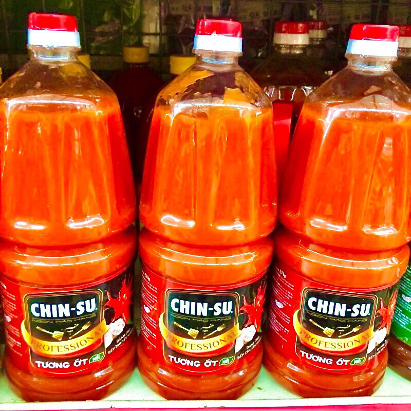 [NEW] Tương ớt Chinsu - Can 2.1kg Date mới