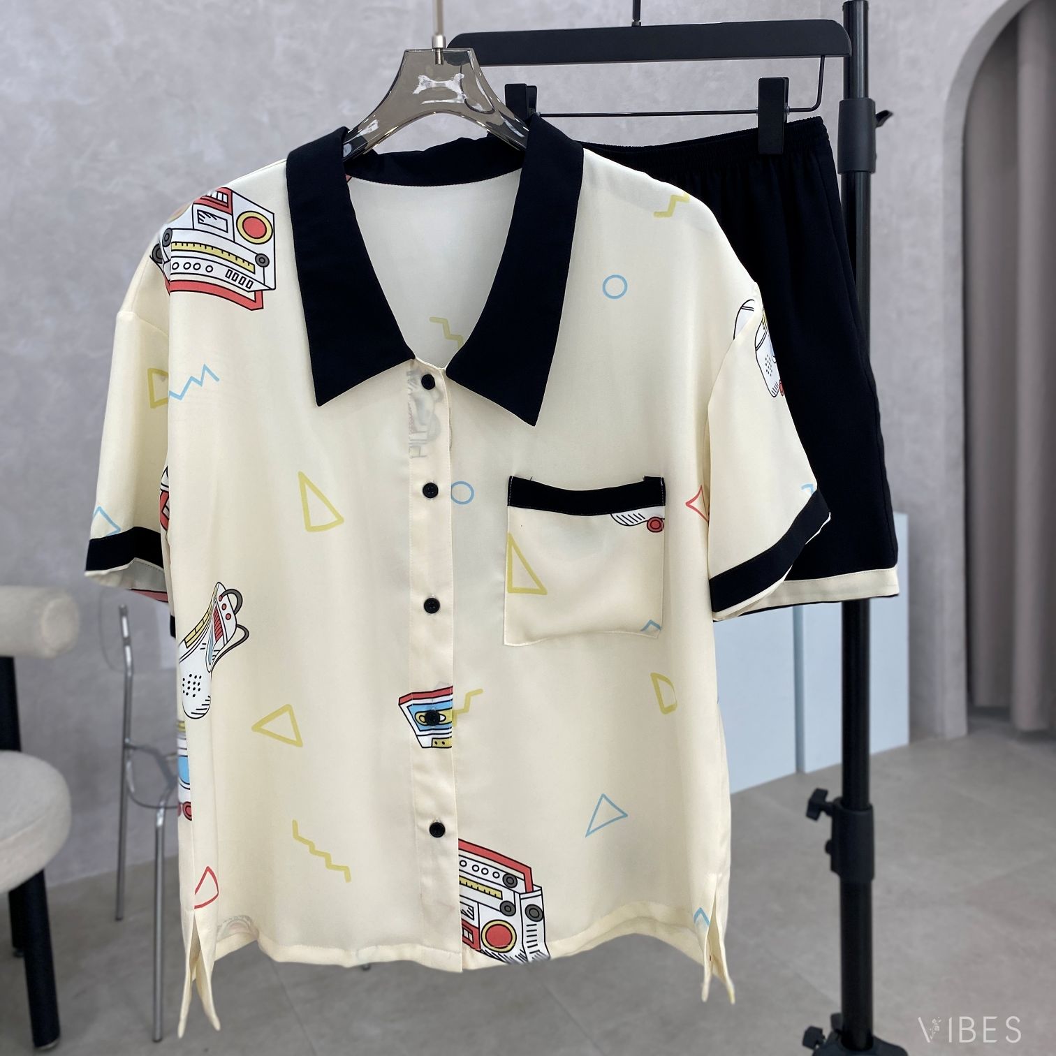 VIBES Pijama ngắn Cassie Py Set