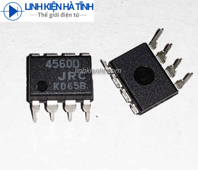 5 con ic khuếch đại thuật toán cắm jrc4560d 4560d 4560 dip-8 mới chính hãng