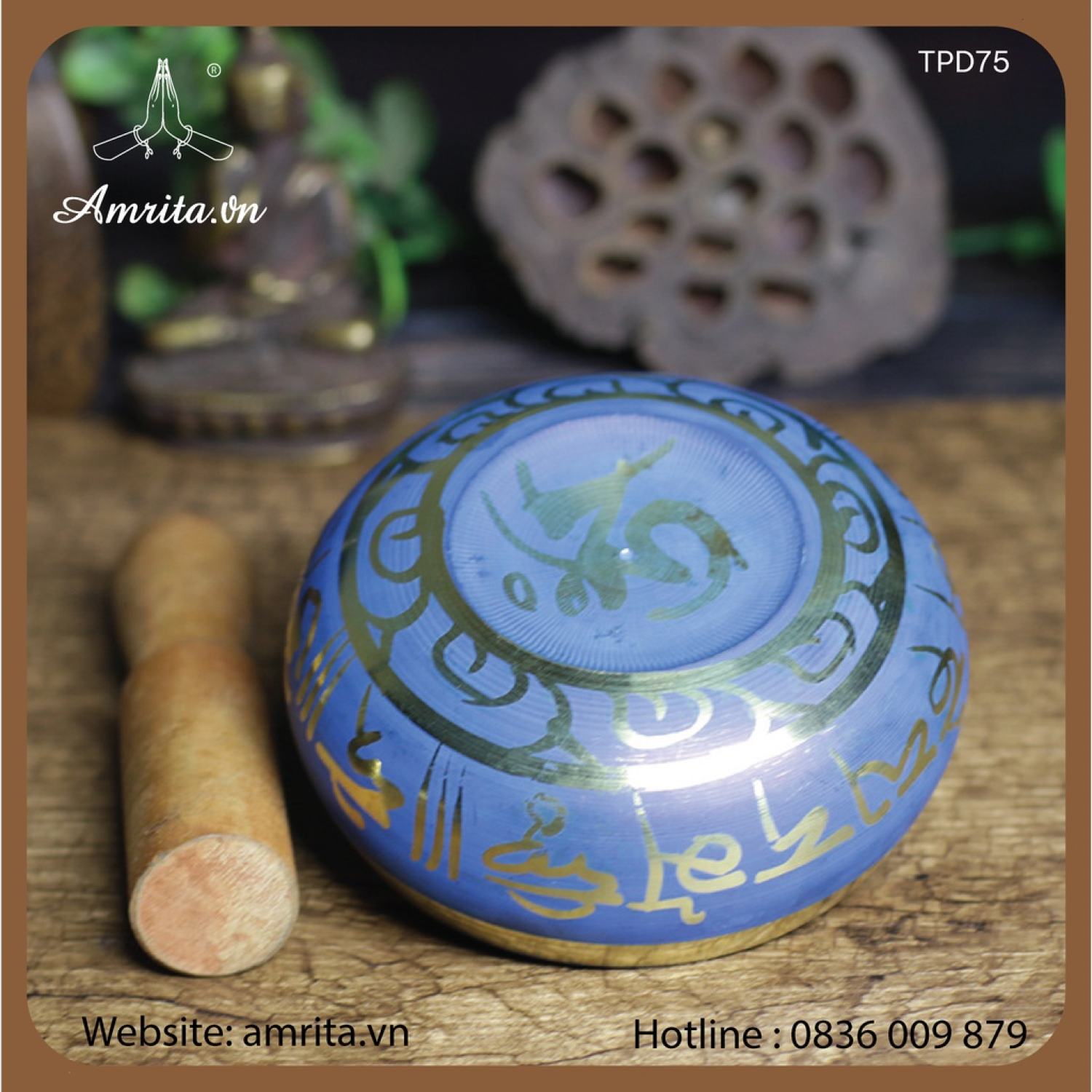 [giá sỉ]Chuông xoay Tây Tạng (Nepal) - Singing Bowl