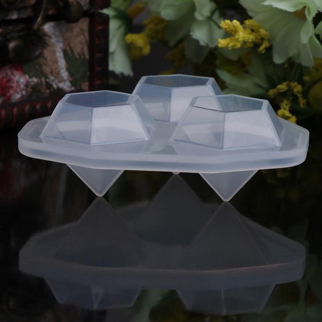 Khuôn Silicon Hình Kim Cương Làm Handmade