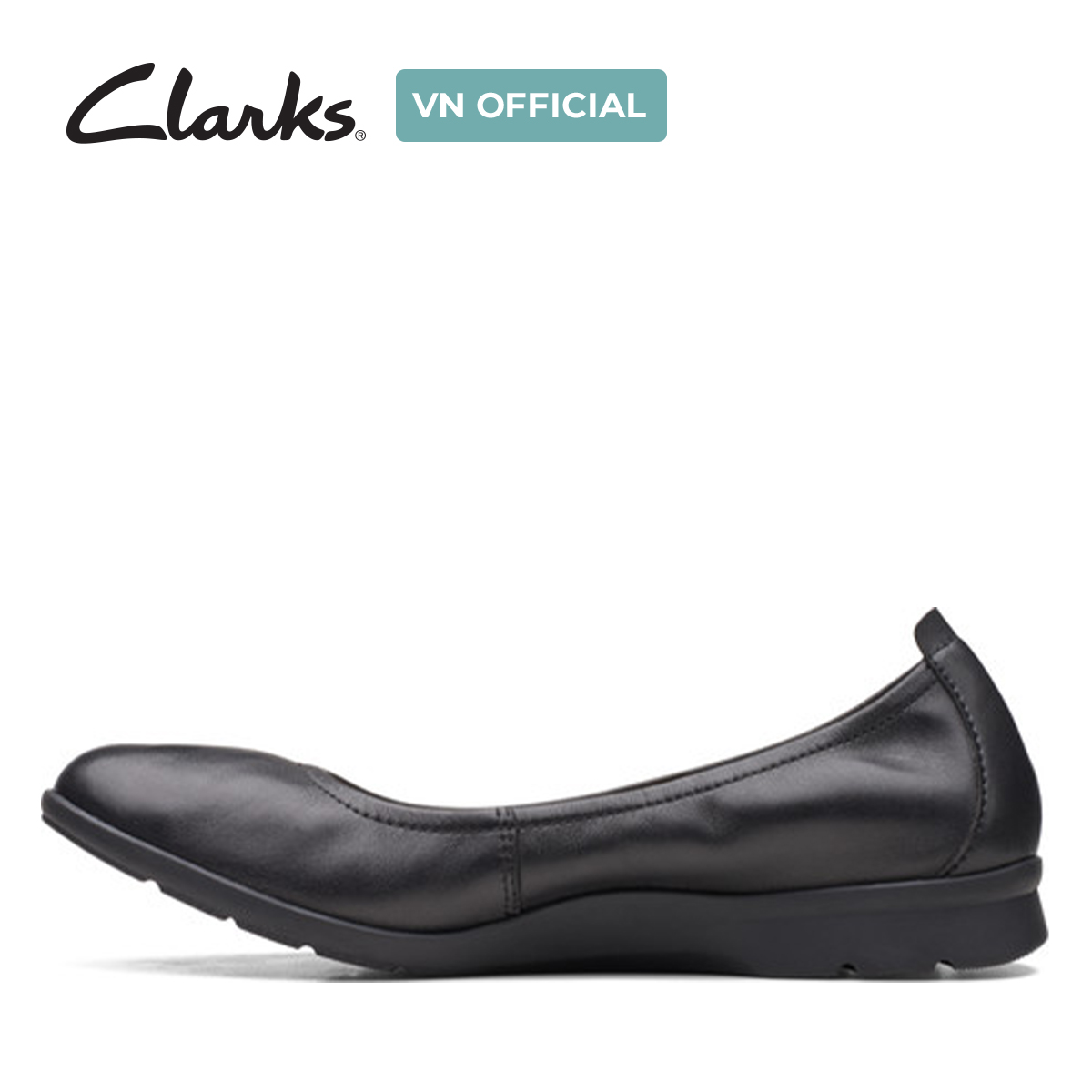 Giày Đế Bệt Da Nữ Clarks - Jenette Ease