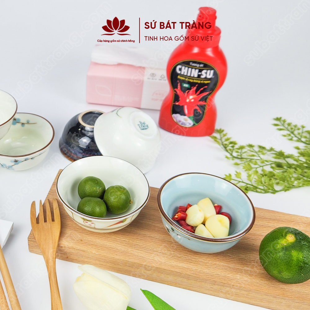 Chén đựng nước chấm, bát sứ đựng mắm - Sứ Bát Tràng