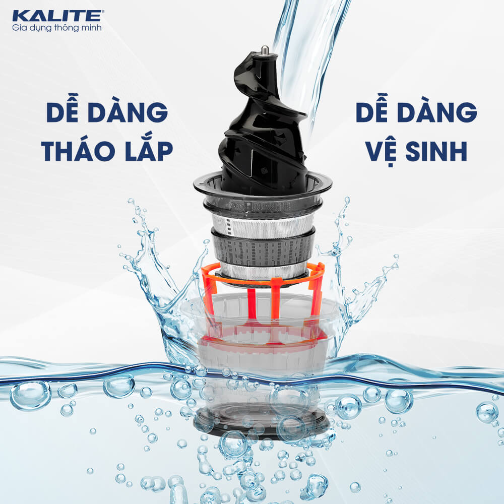 MÁY ÉP CHẬM KALITE KSJ4412 [Hàng Chính Hãng - Bảo Hành 24 Tháng]